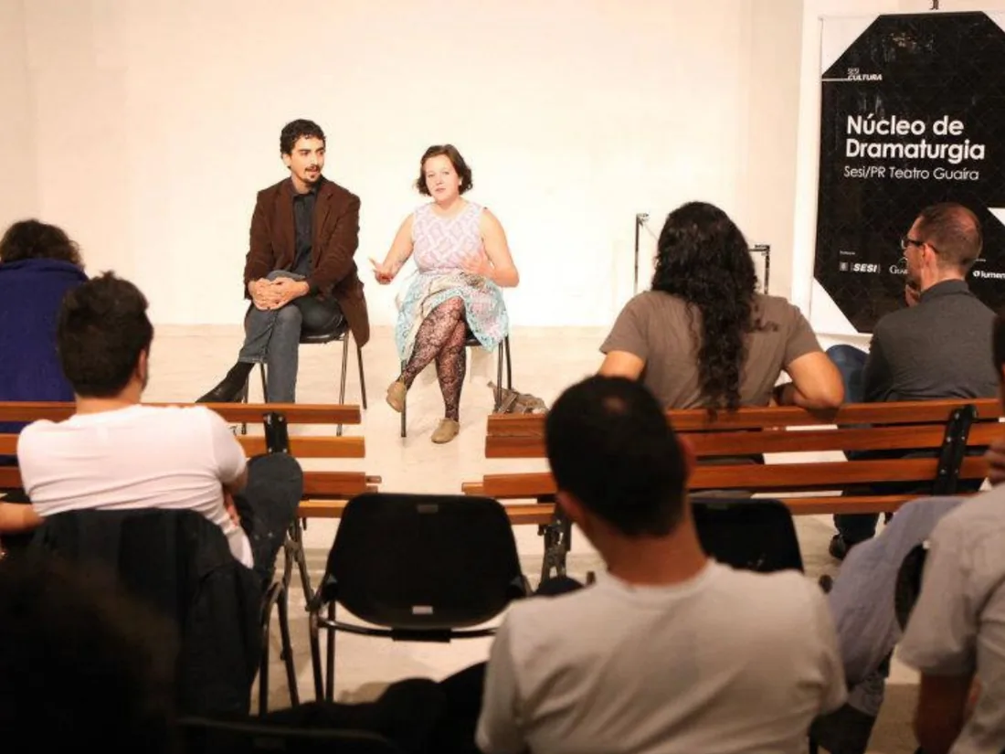 Don Correa no Núcleo de Dramaturgia SESI-PR